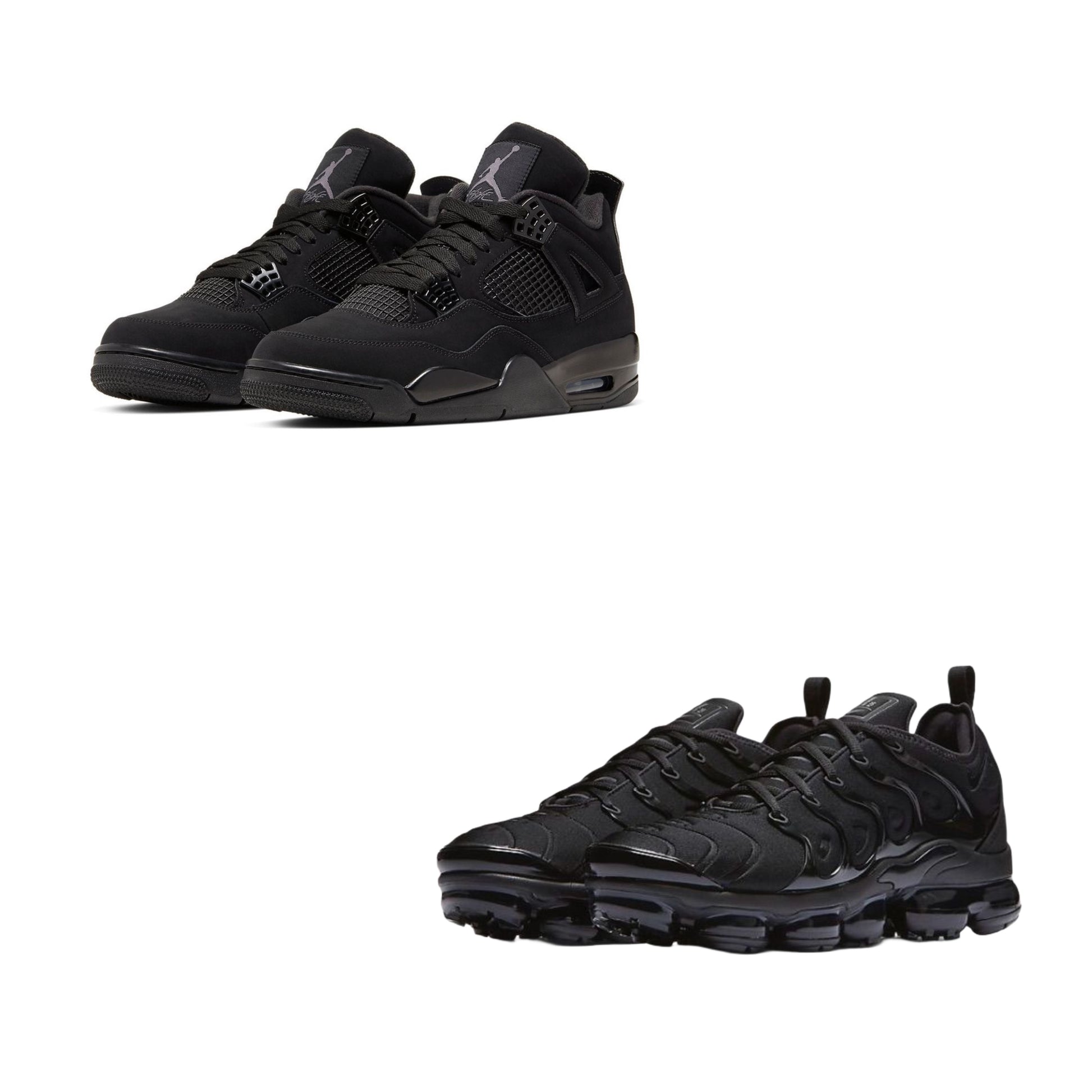 Air Jodan 4 Black Kat x Nike Tn Max Plus Combo