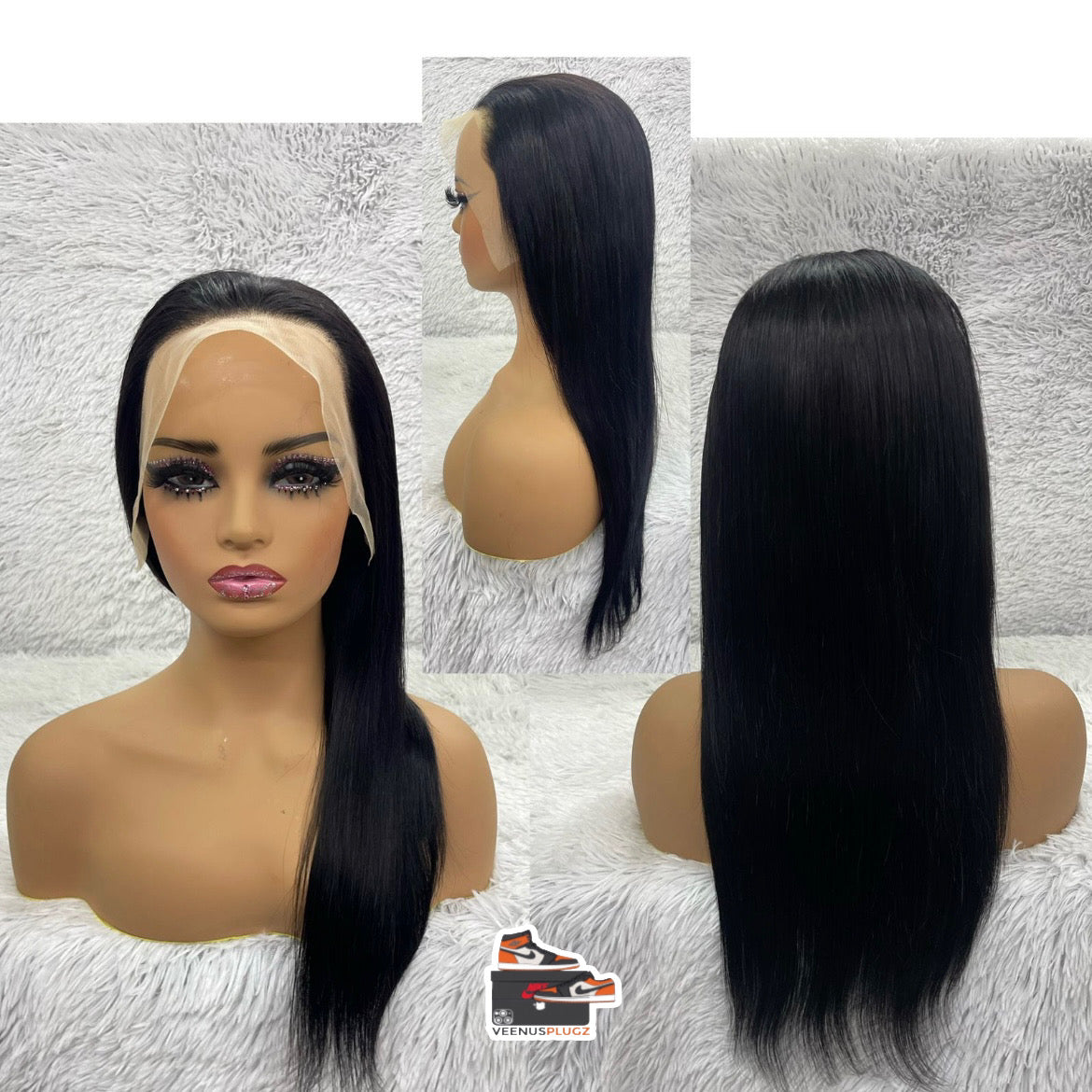 Black 13*4 Glue-less - Human Hair