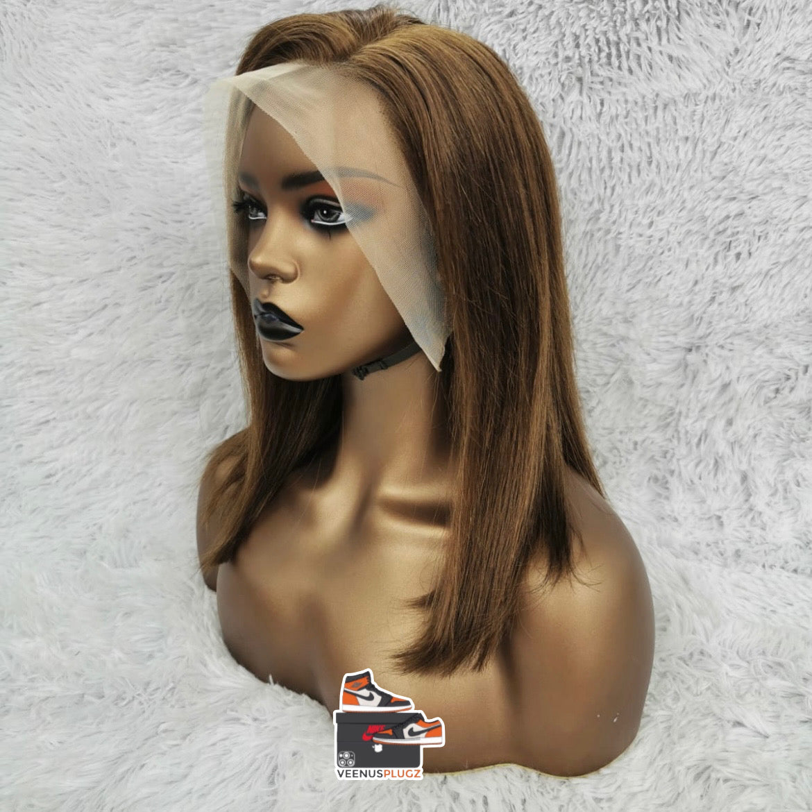 Luxe Brown Straight 13x4 Lace Front Wig