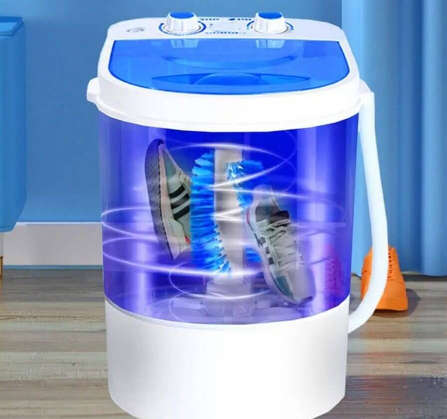 Portable Mini Washing Machine with Dryer Basket