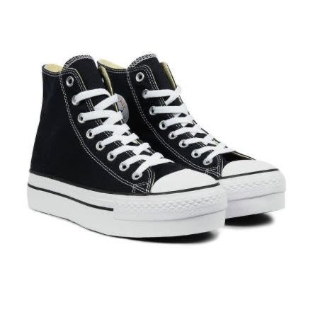 Converse Women's CTAS High Platform Black/White Sneaker